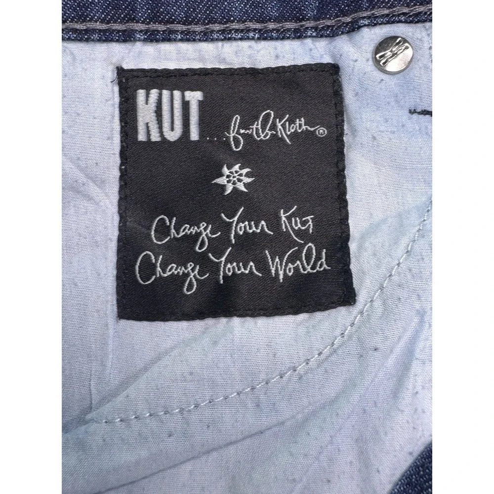 KUT from the Kloth Jeans Women Size 8 Bootcut Dark Wash Denim Pants‎ - Picture 4 of 6